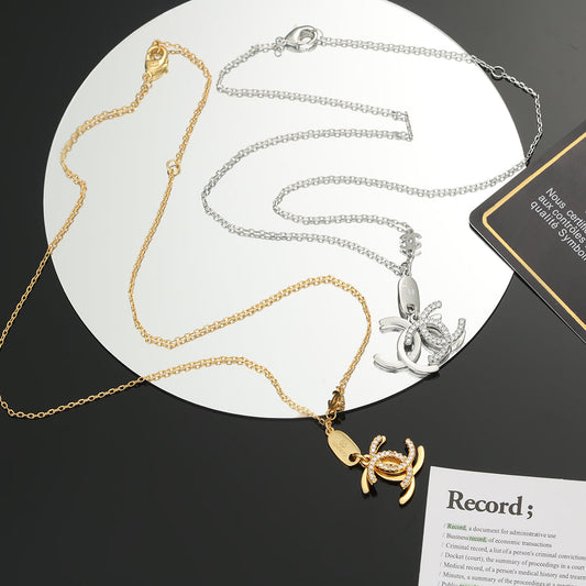 18K  Chanel Diamond Long Necklace